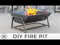 How to Make a DIY Fire Pit from Steel Welding Projects