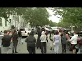 Tense moments in Trenton NJ after ICE operation