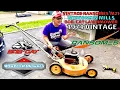 VINTAGE 1974 RANSOMES SENSATION BOB-CAT M21 PUSH LAWNMOWER WISCONSIN MARINE 4HP BRIGGS PULSAJET CARB