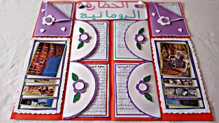 مشروع الوحدة الاولى الحضارة الرومانية المستوى السادس حضارات كونية 