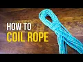 A Simple Trick Everyone Who Uses Rope Should Know How to Coil Rope Paracord