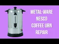 Nesco Metal-Ware CU-30 Coffee Urn KSD-301 KSD301 Thermostat Removal Replacement Repair