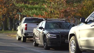 Deputies check a person with felony warrants