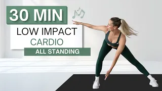 30 min LOW IMPACT CARDIO HIIT WORKOUT | To The Beat | All Standing | No Repeats