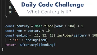 Code Challenge 3 - What Century Is It