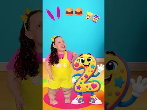 Vamos aprender sobre o NÚMERO 2 🍔🍔 Família MC Divertida #educaçãoinfantil #infantil