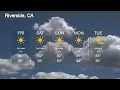 Sunny Weather Forecast Riverside CA