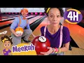 Lagu Letโs Roll! Learning Shapes and Bowling with Blippi \u0026 Meekah | 4 HR OF MEEKAH! | Educational Videos