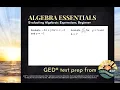 GED Math Prep Evaluate Expressions with Multiple Variables 1 3 Bgn 17 18
