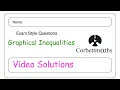 Graphical Inequalities Answers - Corbettmaths