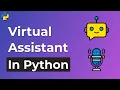 Build a Virtual Assistant in Python Speech Recognition Project 5