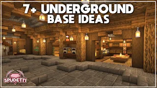 7 UNDERGROUND Base Ideas for Survival Minecraft 1 19