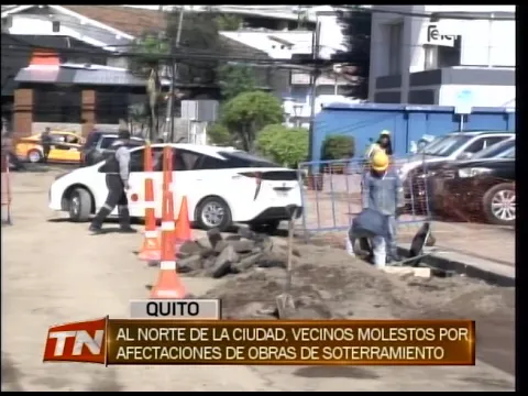 Al Norte de la ciudad, vecinos molestos por afectaciones de obras de soterramiento