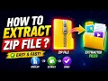 How to extract Zip files on PC