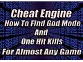 Cheat Engine Find God Mode and 1HKs For Almost Any Game