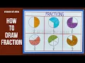 How to Draw Fractions Graphics Fraction Chart Fractions Circles Clip Art Activities for Maths