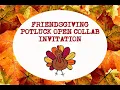 ARE YOU UP FOR THE CHALLENGE VINTAGE FRIENDSGIVING POTLUCK OPEN COLLAB