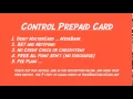 Control Prepaid Card