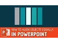 PowerPoint 2013 How To Align Objects Align Options Tutorial