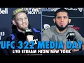 Lagu UFC 322: Della Maddalena vs. Makhachev media day | LIVE