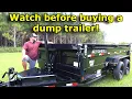 Watch this before buying a dump trailer Iron Bull Nortstar 7x14 dump trailer