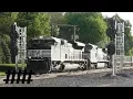 NS Railfanning at CP Lewis with New PTC Antenna New Vertical Color Light Signals in Lewistown PA