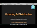 OpenSpecimen Training Specimen Ordering and Distribution