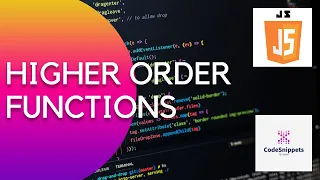 Higher Order Functions JavaScript Boot Camp