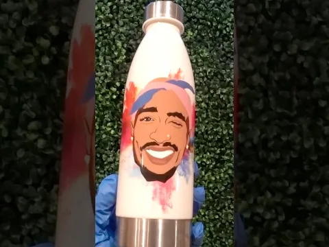 I Put Tupac on a Custom Tumbler… Look How It Turned Out 👀🔥