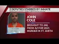 2 Sebastian County sheriff s deputies stabbed by inmate