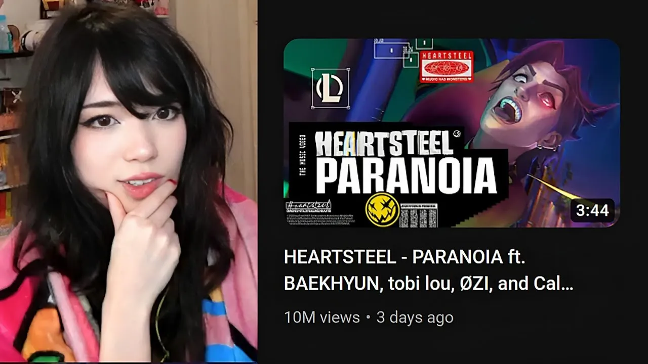 Emiru Reacts to New League Song "HEARTSTEEL - PARANOIA (Official Music Video)" Emiru Reacts to New League Song "HEARTSTEEL - PARANOIA (Official Music Video)"