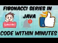 WAP to print fibonacci series in java class 10 icse must watch