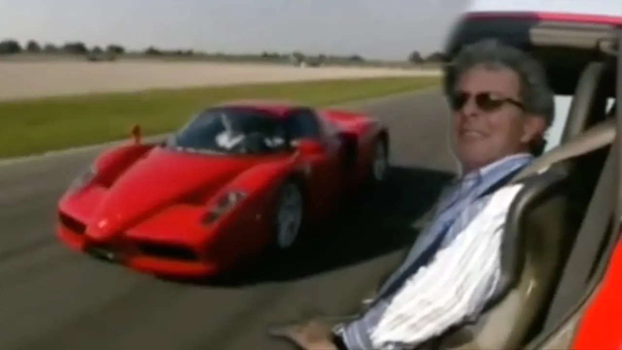 Stapel op Auto's - Huub Stapel op bezoek bij Marin van Rijn - eigenaar van o.a een Enzo Ferrari