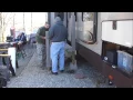 RV steps with handrail - DIY