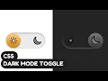 Dark Mode Toggle Button from scratch in 12 Minutes