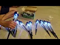 Homaz 12Pack Solar Lights Outdoor Solar Garden Lights Pathway Lights Outdoor