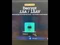 BIG Update Decrypt lsa lsav Files Full Tutorial at 7 15 PM