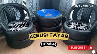 Download Proses pembuatan kerusi dari tayar terpakai / chair from tyre MP3