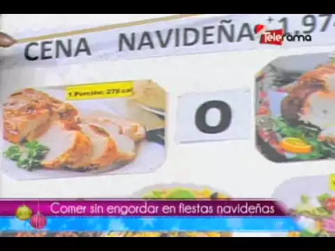 Comer si engordar en fiestas navideñas