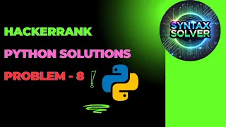 Find the Runner-Up Score Hackerrank Python Solutions