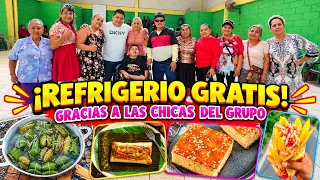 Refrigerio gracias a las bailarinas del grupo , se vienen sorpresas😱