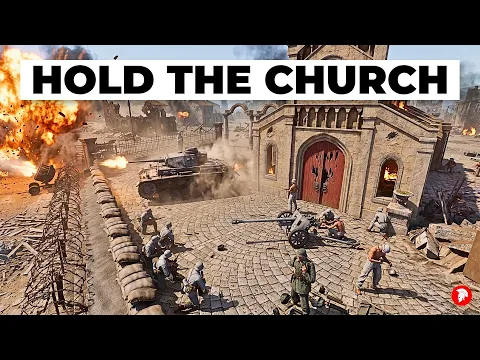 Hold the Church, Win The Game! - 4vs4 - Afrikakorps - Company of Heroes 3