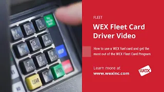 WEX Fleet Card Driver