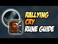 How to get the Rallying Cry Rune for Warriors