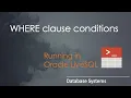Introduction to SQL SQL where clause SQL select where