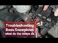 Boss snowplow Troubleshooting - what do the relays do