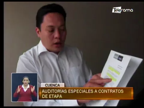 Auditoría especiales a contratos de ETAPA