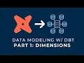 Creating a Data Model w dbt Dimensions Part