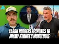 Aaron Rodgers Issues Response To Jimmy Kimmel s Monologue About Him Pat McAfee Show