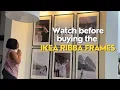 Download Lagu How to Hang the IKEA Ribba Picture Frames - What size picture fits the IKEA Ribba Frames